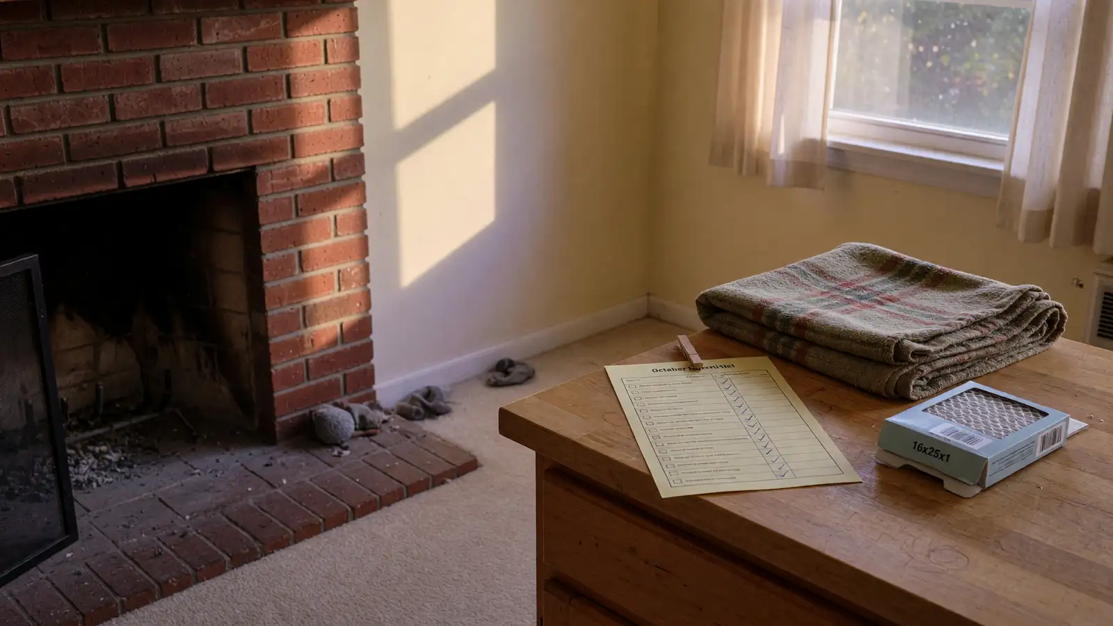 October Deep-Clean Is Rugs. The Furnace Is Eight Times